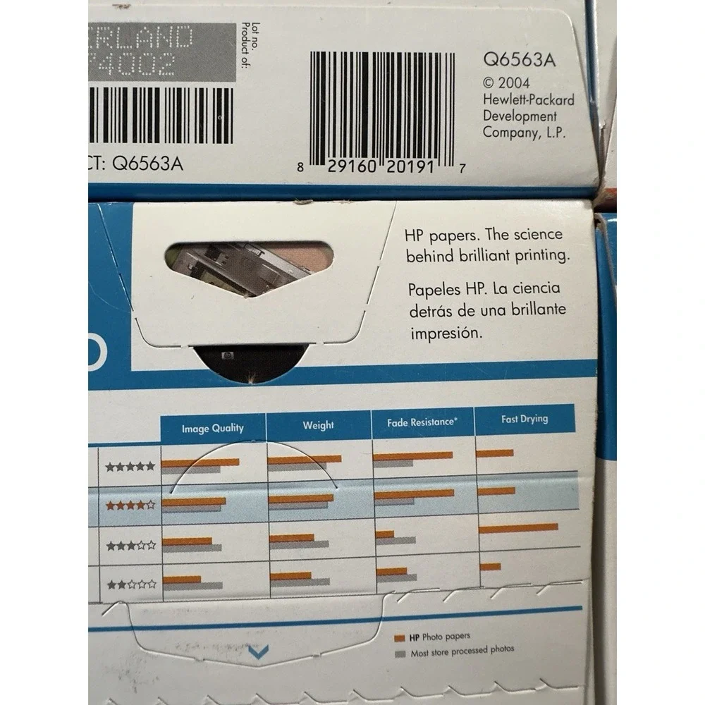 HP Premium Photo Paper 4x6‎ Lot of 4 Soft Gloss 100 Sheets 1 Glossy 60 Sheets